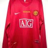 Áo Bóng Đá Retro Manchester United 2008 Dài Tay - Sân Nhà In Tên Ronaldo Số 7