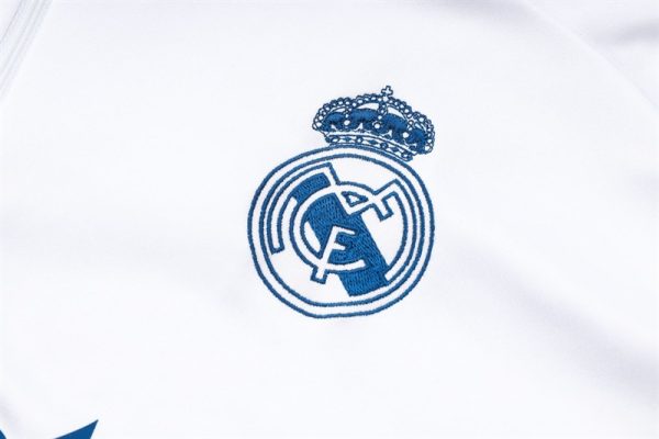 Bộ Quần Áo Thể Thao Nỉ Real Madrid - Trắng