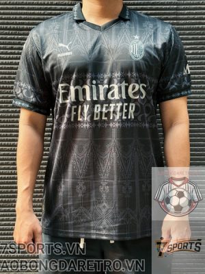 Áo Bóng Đá AC Milan 2023 - Sân Nhà - Đen