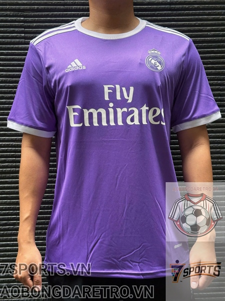 Áo Bóng Đá Retro Real Madrid 2016 - Sân Khách