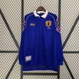 Áo Bóng Đá Retro Tuyển Nhật Bản 1998 Dài Tay - Sân Nhà