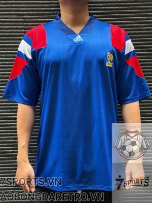Áo Bóng Đá Retro Tuyển Pháp 1992 - Sân Nhà