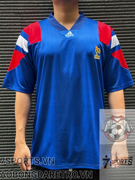 Áo Bóng Đá Retro Tuyển Pháp 1992 - Sân Nhà