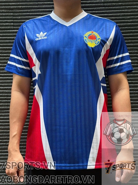 Áo Bóng Đá Retro Tuyển Nam Tư 1990 - Sân Nhà