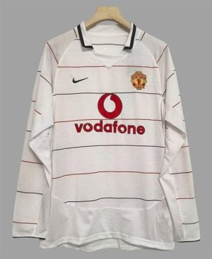 Áo Bóng Đá Retro Manchester United 2003 Dài Tay - Sân Khách Thứ 3