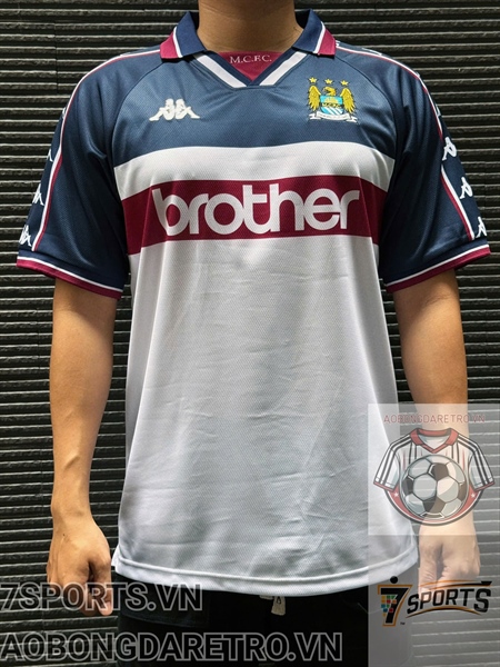 Áo Bóng Đá Retro Manchester City 1997 - Sân Khách