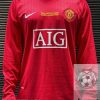 Áo Bóng Đá Retro Manchester United 2008 Dài Tay - Sân Nhà In Tên Ronaldo Số 7