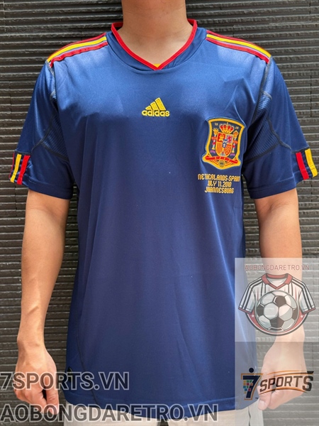 Áo Bóng Đá Retro Tuyển Tây Ban Nha 2010 - Sân Khách