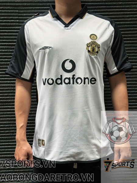 Áo Bóng Đá Retro Manchester United 2001 - Bản Kỷ Niệm