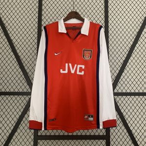 Áo Bóng Đá Retro Arsenal 1998 Dài Tay - Sân Nhà