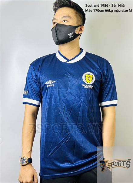 Áo Bóng Đá Retro Tuyển Scotland 1986 - Sân Nhà