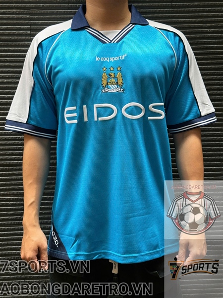 Áo Bóng Đá Retro Manchester City 1999 - Sân Nhà