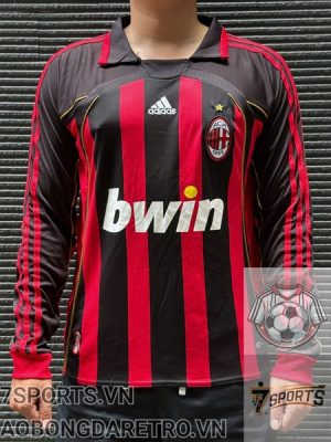 Áo Bóng Đá Retro AC Milan 2006 Dài Tay - Sân Nhà