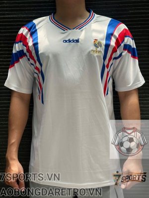 Áo Bóng Đá Retro Tuyển Pháp 1996 - Sân Khách