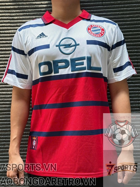 Áo Bóng Đá Retro Bayern Munich 1998 - Sân Khách