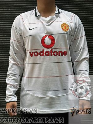 Áo Bóng Đá Retro Manchester United 2003 Dài Tay - Sân Khách Thứ 3
