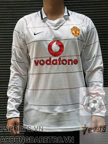 Áo Bóng Đá Retro Manchester United 2003 Dài Tay - Sân Khách Thứ 3