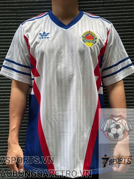 Áo Bóng Đá Retro Tuyển Nam Tư 1990 - Sân Khách