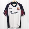 Áo Bóng Đá Retro West Ham United 1999 - Sân Khách