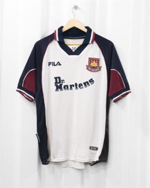 Áo Bóng Đá Retro West Ham United 1999 - Sân Khách