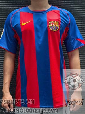 Áo Bóng Đá Retro Barcelona 2004 - Sân Nhà