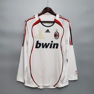 Áo Bóng Đá Retro AC Milan 2006 Dài Tay - Sân Khách