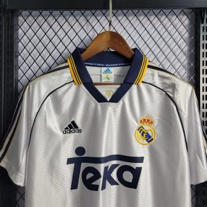 Áo Bóng Đá Retro Real Madrid 1998 - Sân Nhà In Tên Raul Số 7
