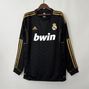 Áo Bóng Đá Retro Real Madrid 2011 Dài Tay - Sân Khách