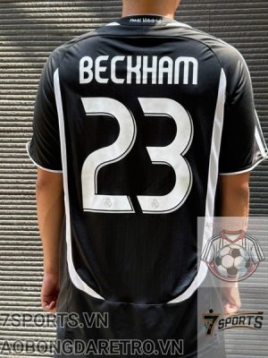 Áo Bóng Đá Retro Real Madrid 2006 - Sân Nhà In Tên Beckham Số 23