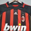 Áo Bóng Đá Retro AC Milan 2006 Dài Tay - Sân Nhà In Tên Shevchenko Số 7