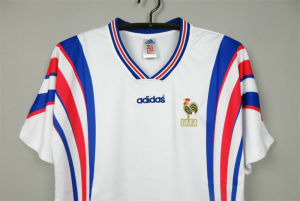 Áo Bóng Đá Retro Tuyển Pháp 1996 - Sân Khách