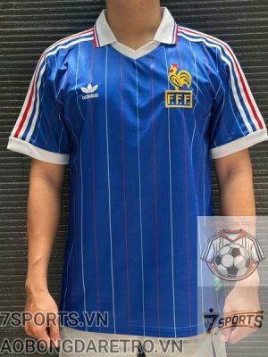 Áo Bóng Đá Retro Tuyển Pháp 1982 - Sân Nhà
