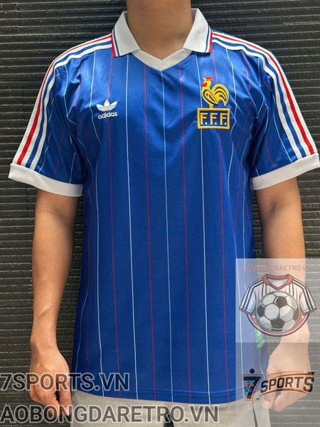 Áo Bóng Đá Retro Tuyển Pháp 1982 - Sân Nhà