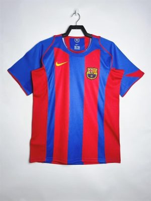 Áo Bóng Đá Retro Barcelona 2004 - Sân Nhà