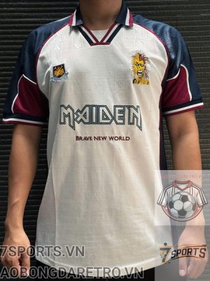 Áo Bóng Đá Retro West Ham United 1998 - Sân Khách