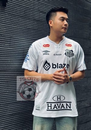 Áo Bóng Đá Retro Santos 2024 - Sân Nhà In Tên Neymar Jr Số 10