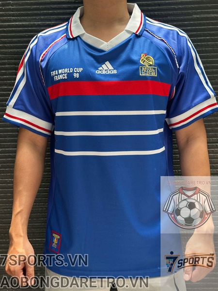 Áo Bóng Đá Retro Tuyển Pháp 1998 - Sân Nhà