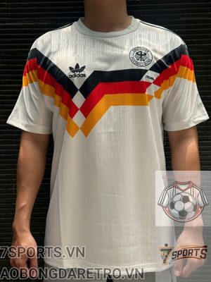 Áo Bóng Đá Retro Tuyển Đức 1990 - Sân Nhà