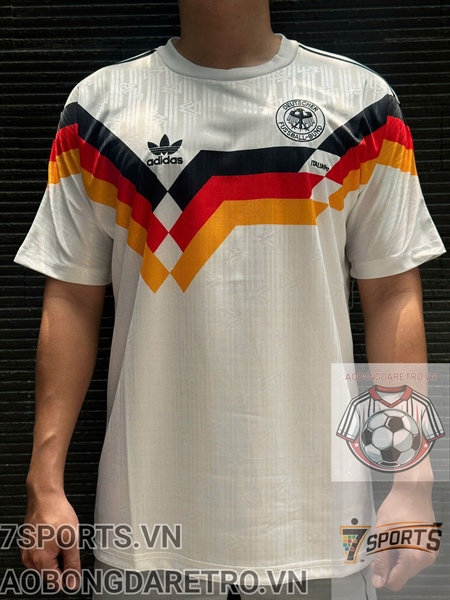 Áo Bóng Đá Retro Tuyển Đức 1990 - Sân Nhà