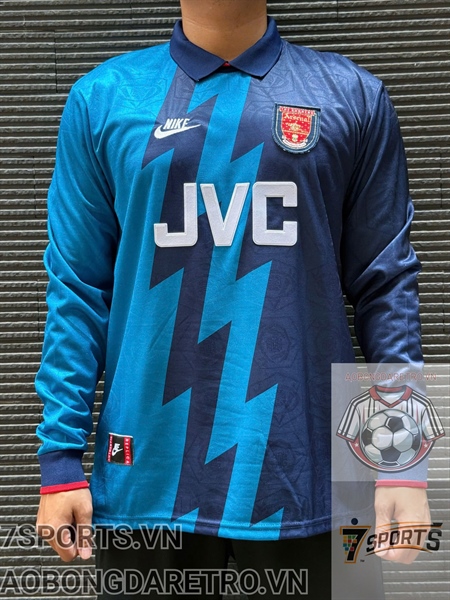 Áo Bóng Đá Retro Arsenal 1995 Dài Tay - Sân Khách