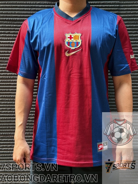 Áo Bóng Đá Retro Barcelona 1998 - Sân Nhà