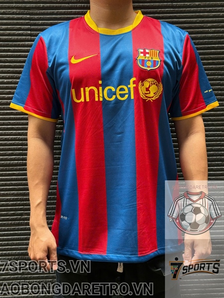 Áo Bóng Đá Retro Barcelona 2010 - Sân Nhà
