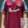 Áo Bóng Đá Retro West Ham United 1999 - Sân Khách