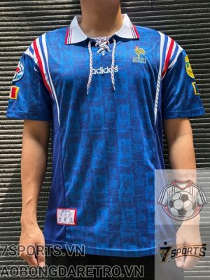 Áo Bóng Đá Retro Tuyển Pháp 1996 - Sân Nhà