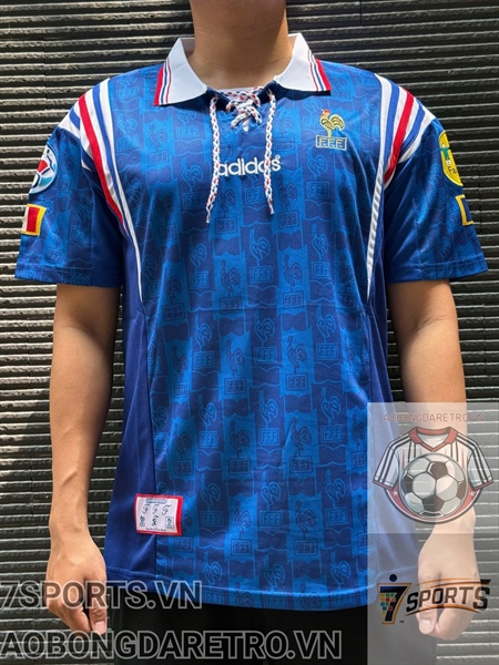 Áo Bóng Đá Retro Tuyển Pháp 1996 - Sân Nhà