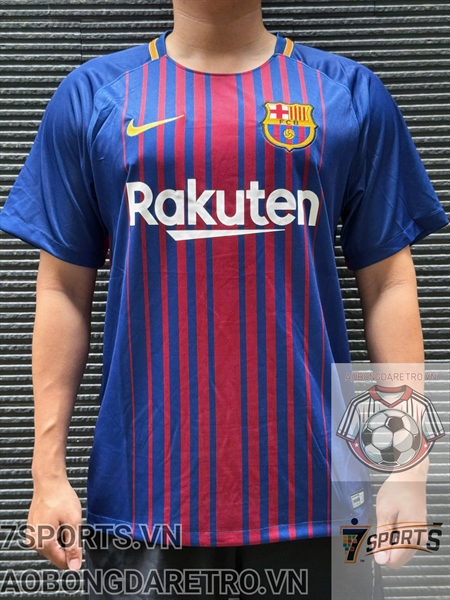 Áo Bóng Đá Retro Barcelona 2017 - Sân Nhà