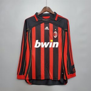 Áo Bóng Đá Retro AC Milan 2006 Dài Tay - Sân Nhà
