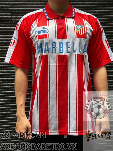 Áo Bóng Đá Retro Atletico Madrid 1994 - Sân Nhà