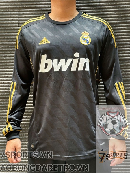 Áo Bóng Đá Retro Real Madrid 2011 Dài Tay - Sân Khách