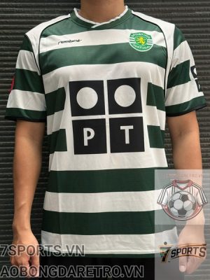 Áo Bóng Đá Retro Sporting Lisbon 2001 - Sân Nhà